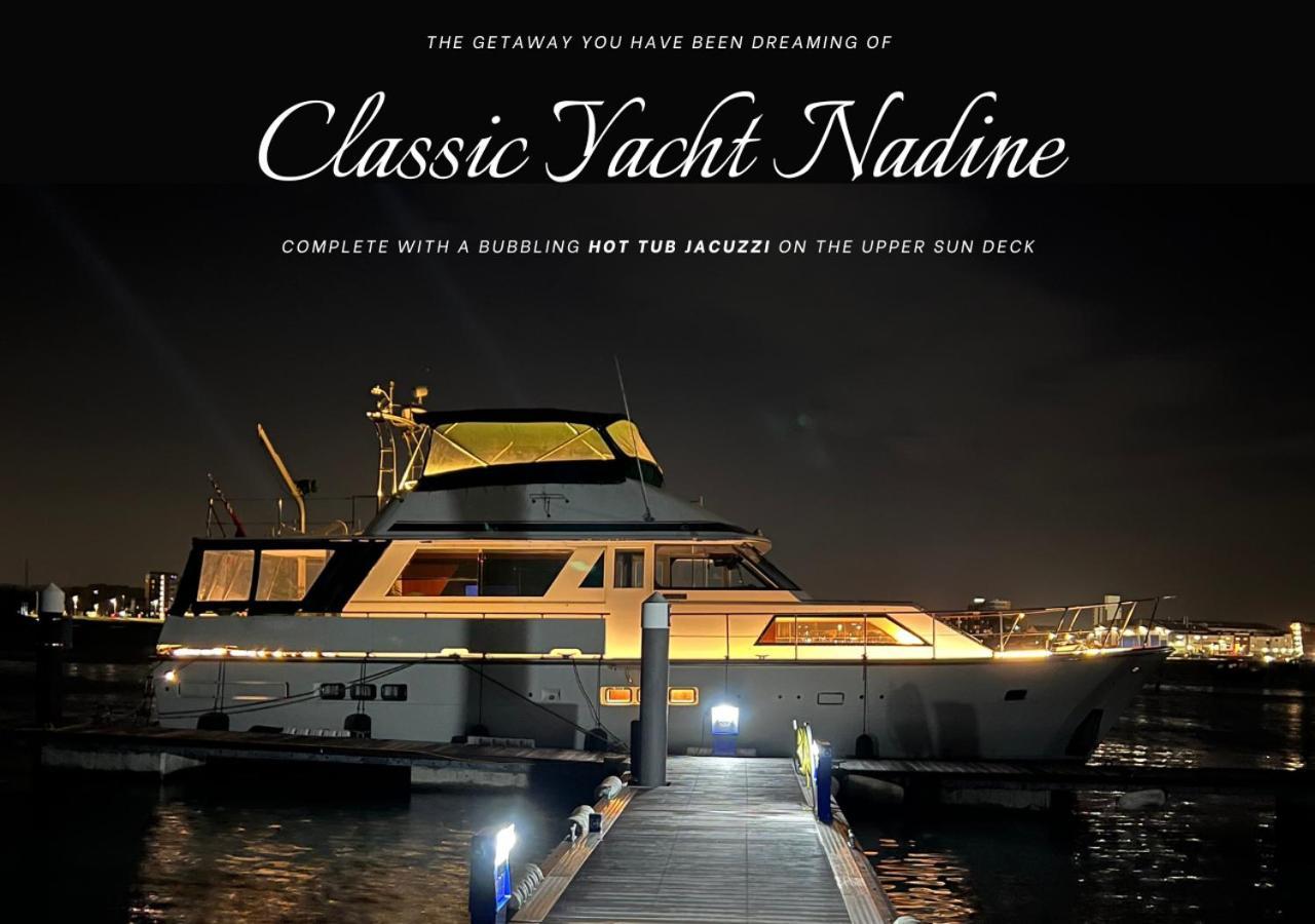 Classic Yacht Nadine In Poole Harbour, Dorset, With A Hot Tub Jacuzzi Exterior photo